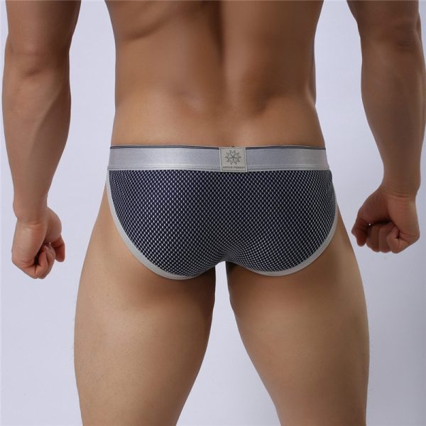 Men’s Silver Net Brief - Image 11