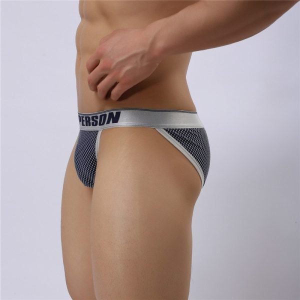 Men’s Silver Net Brief - Image 13