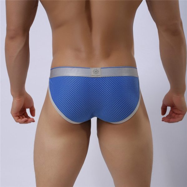 Men’s Silver Net Brief - Image 5