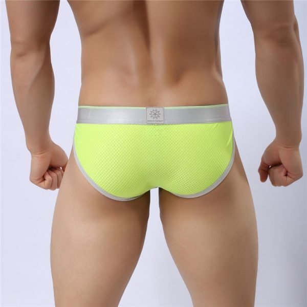 Men’s Silver Net Brief - Image 2