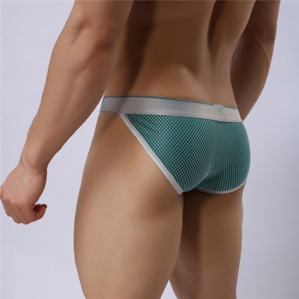 Men’s Silver Net Brief - Image 6