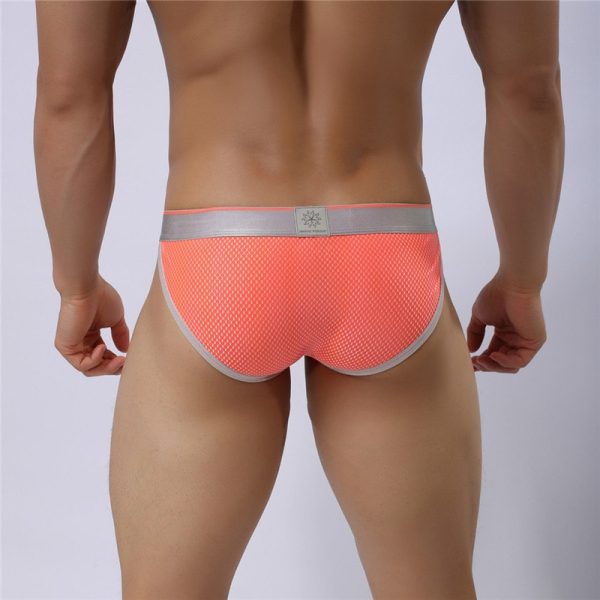 Men’s Silver Net Brief - Image 8